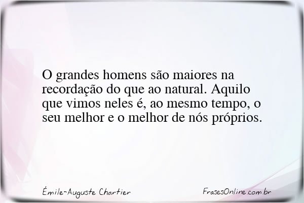 Frase de Émile-Auguste Chartier