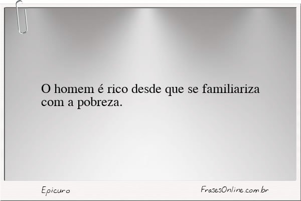 Frase de Epicuro