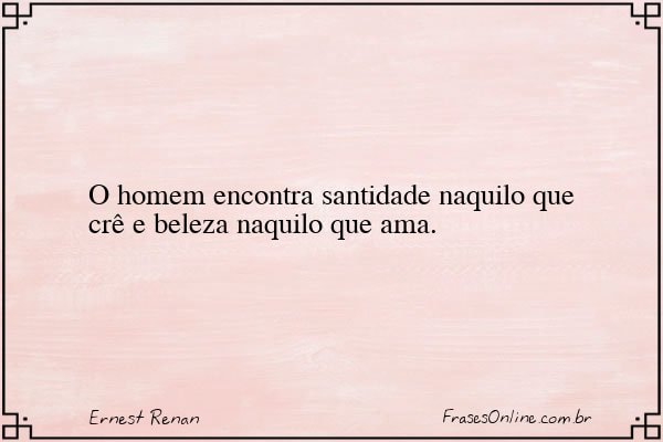 Frase de Ernest Renan