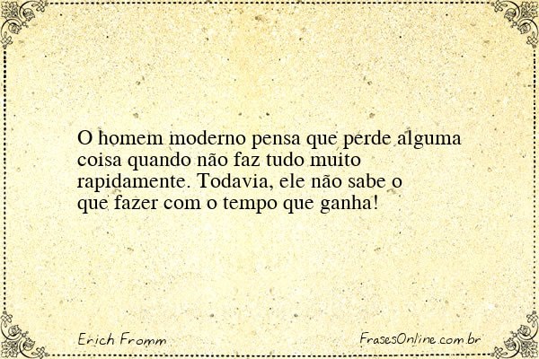 Frase de Erich Fromm