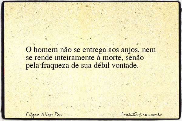 Frase de Edgar Allan Poe