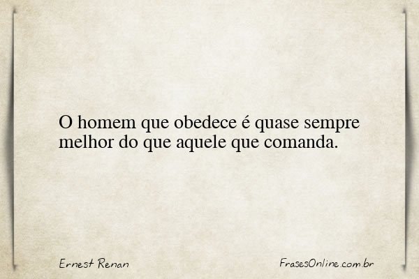Frase de Ernest Renan
