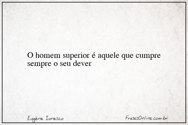 Frase de Eugène Ionesco