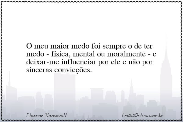 Frase de Eleanor Roosevelt