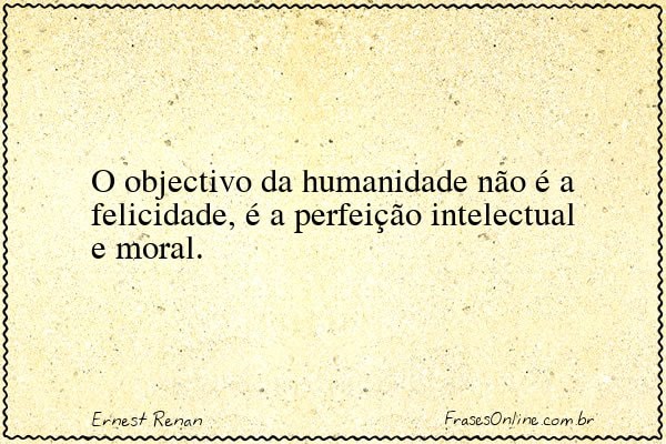 Frase de Ernest Renan