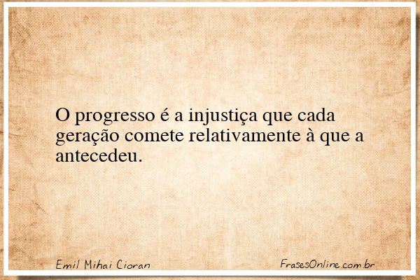 Frase de Emil Mihai Cioran