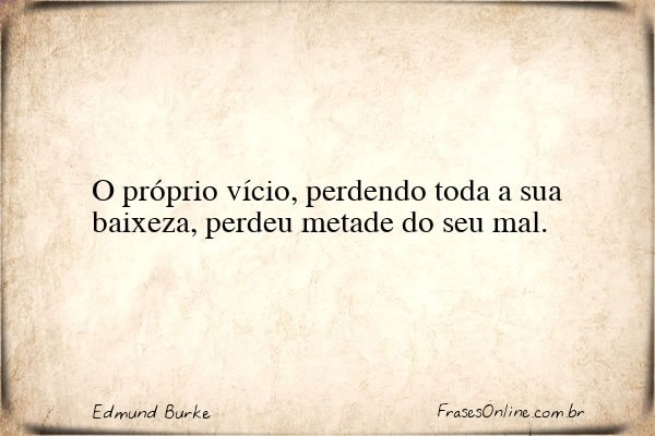Frase de Edmund Burke