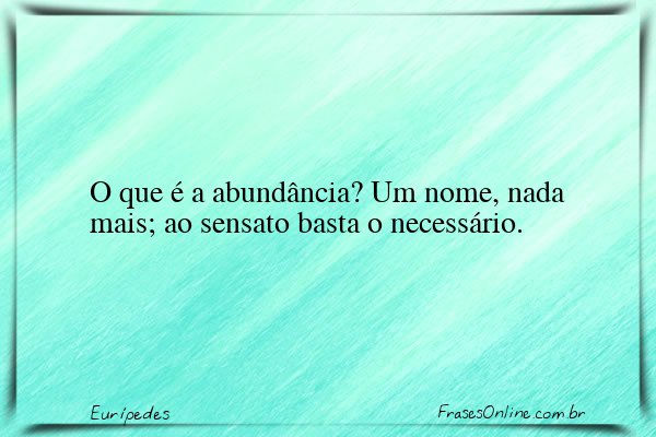 Frase de Eurípedes