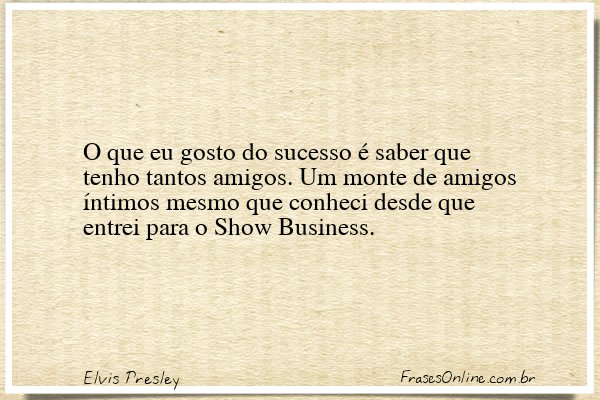 Frase de Elvis Presley