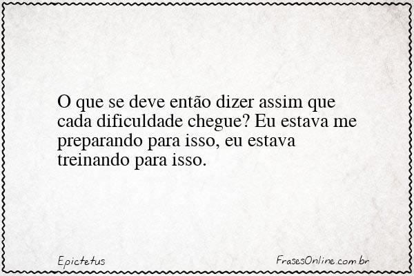 Frase de Epictetus