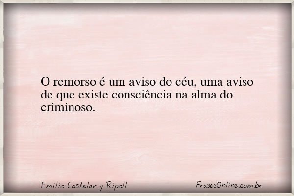 Frase de Emilio Castelar y Ripoll