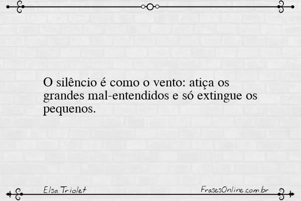 Frase de Elsa Triolet
