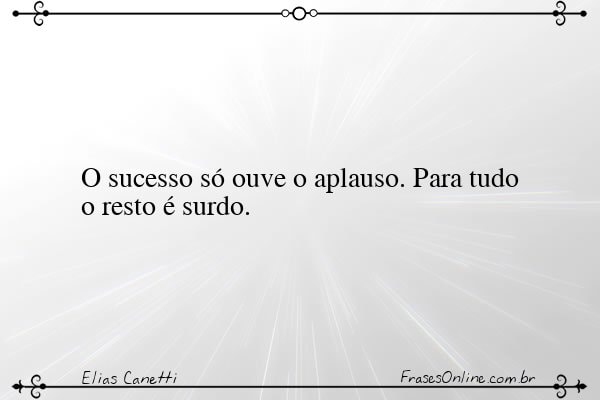 Frase de Elias Canetti