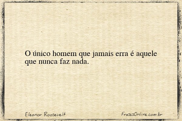 Frase de Eleanor Roosevelt