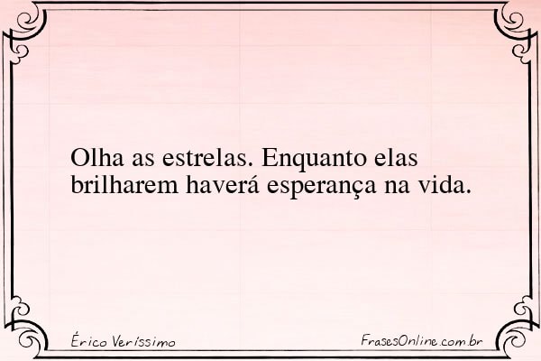 Frase de Érico Veríssimo