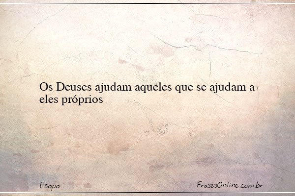 Frase de Esopo