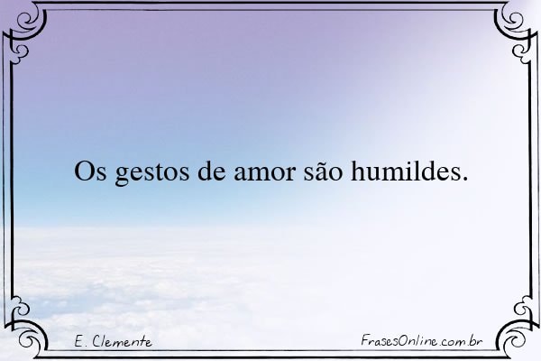 Frase de E. Clemente