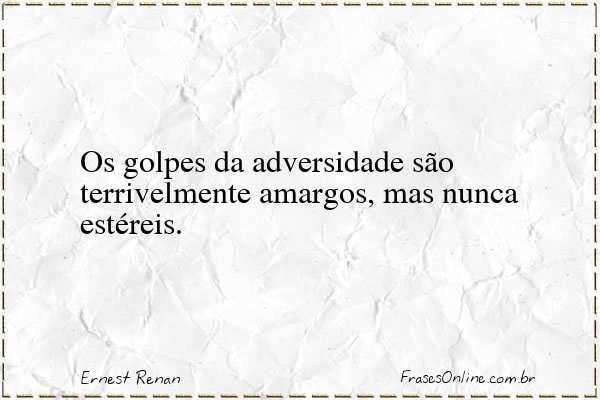 Frase de Ernest Renan