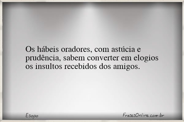 Frase de Esopo