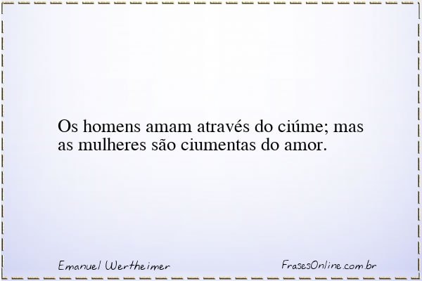 Frase de Emanuel Wertheimer
