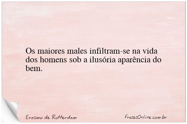 Frase de Erasmo de Rotterdam