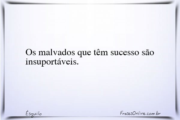 Frase de Ésquilo