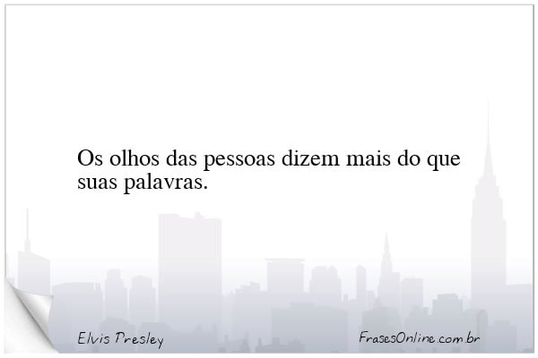 Frase de Elvis Presley