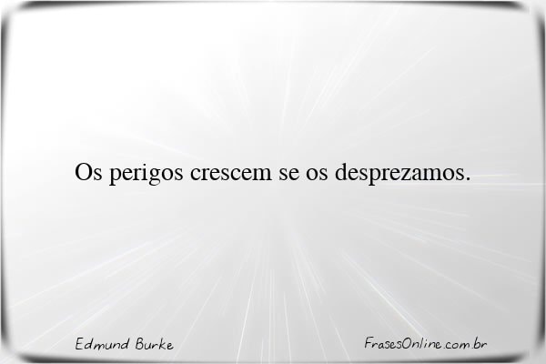 Frase de Edmund Burke