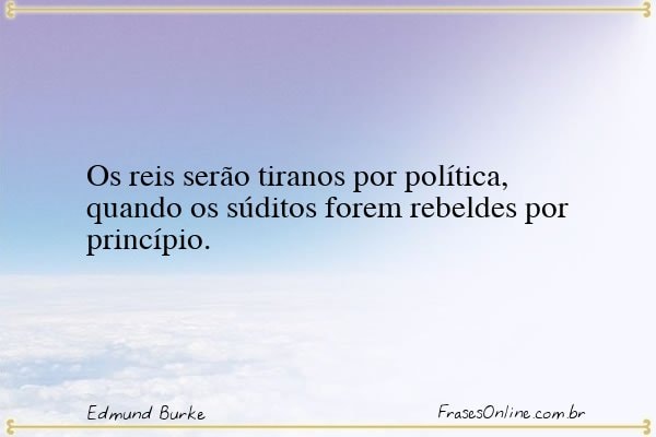 Frase de Edmund Burke