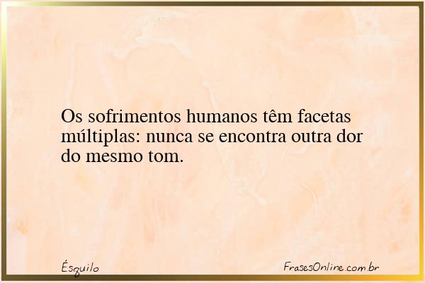 Frase de Ésquilo