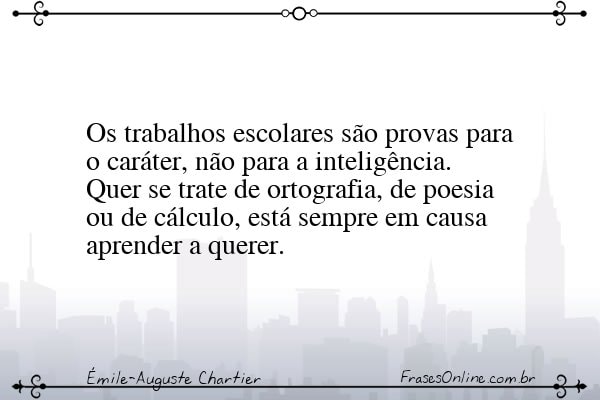 Frase de Émile-Auguste Chartier