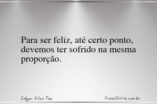Frase de Edgar Allan Poe