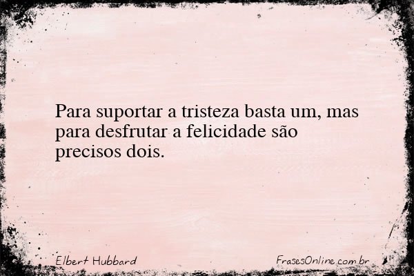 Frase de Elbert Hubbard