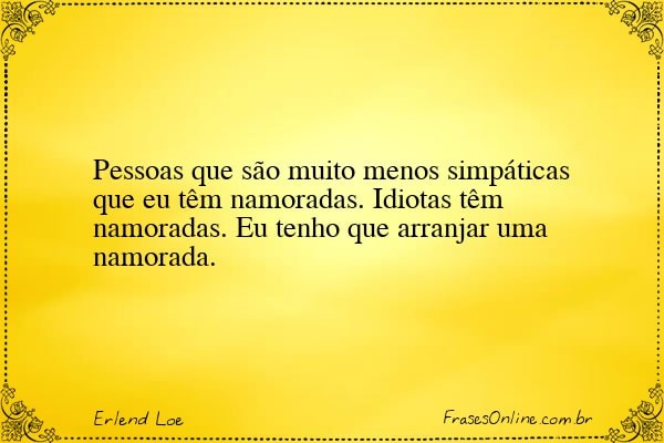 Frase de Erlend Loe