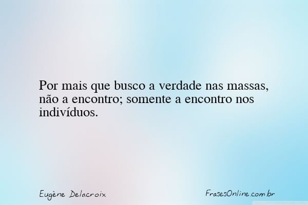 Frase de Eugène Delacroix