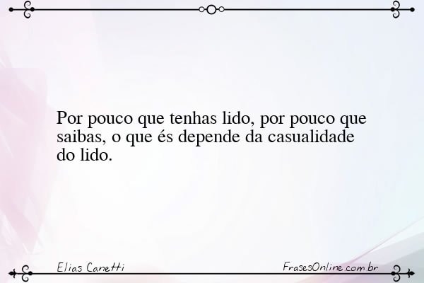 Frase de Elias Canetti