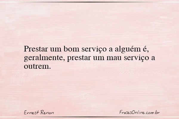 Frase de Ernest Renan