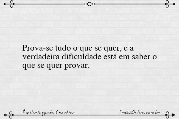 Frase de Émile-Auguste Chartier