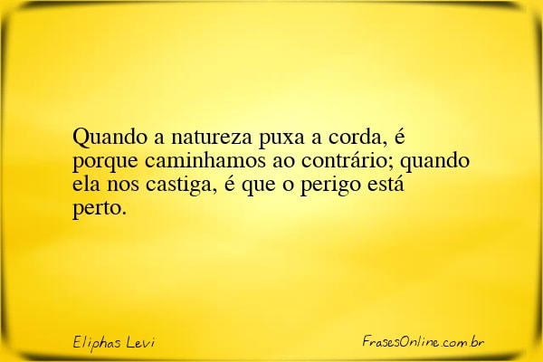 Frase de Eliphas Levi