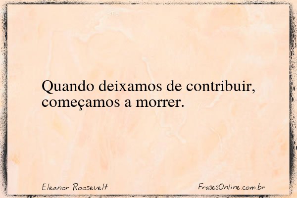 Frase de Eleanor Roosevelt
