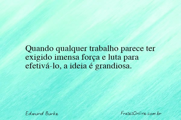 Frase de Edmund Burke