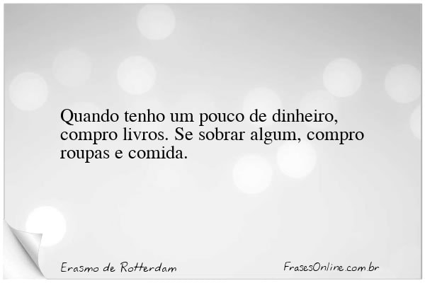 Frase de Erasmo de Rotterdam