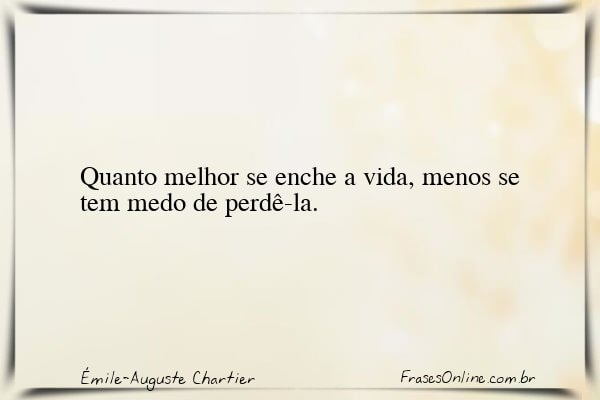 Frase de Émile-Auguste Chartier