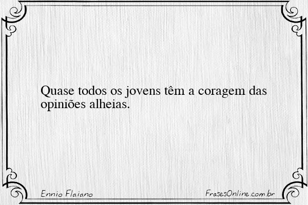 Frase de Ennio Flaiano