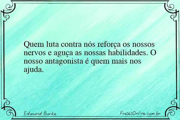 Frase de Edmund Burke