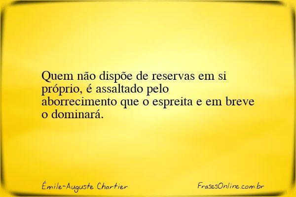 Frase de Émile-Auguste Chartier