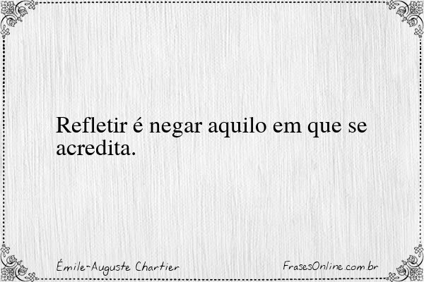Frase de Émile-Auguste Chartier