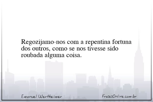 Frase de Emanuel Wertheimer