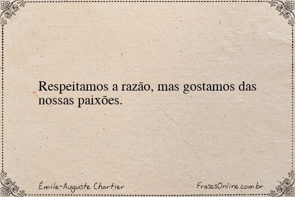 Frase de Émile-Auguste Chartier