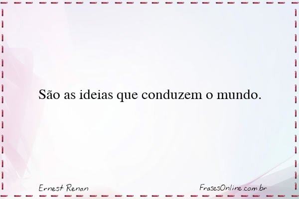 Frase de Ernest Renan
